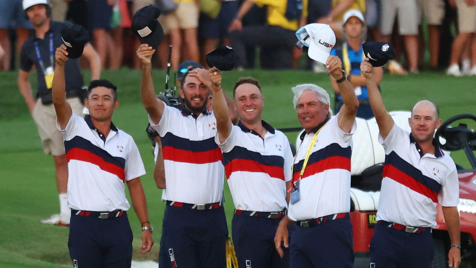 U.S. Ryder Cup players in Rome